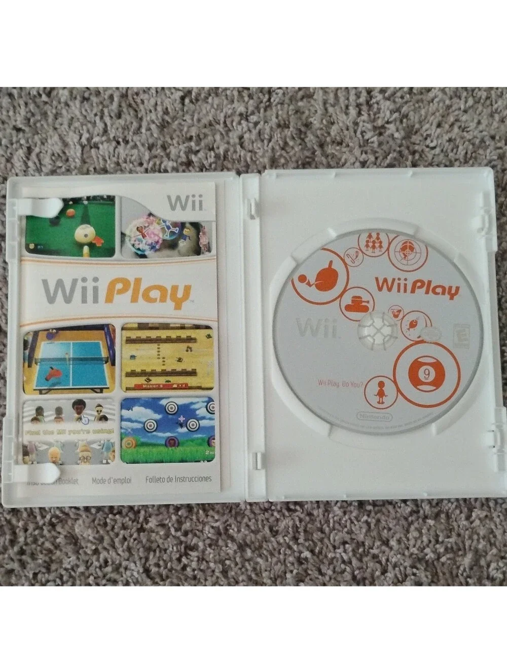 Wii Play - Nintendo Wii Game (Complete w/ Manual & Case)